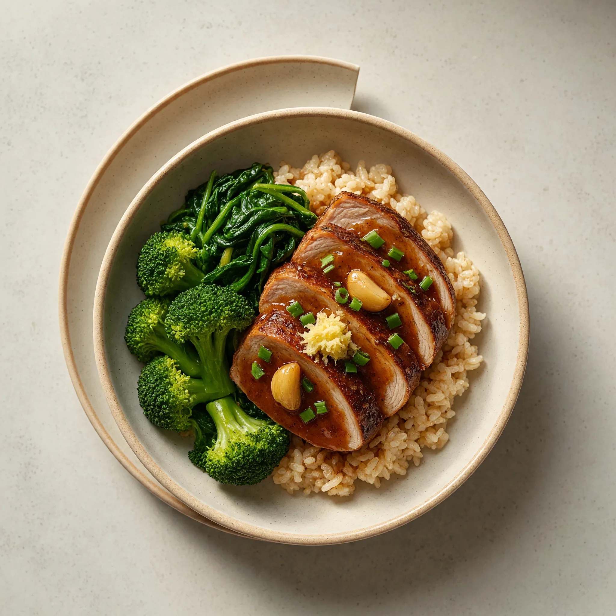 Korean Pork Tenderloin Plate