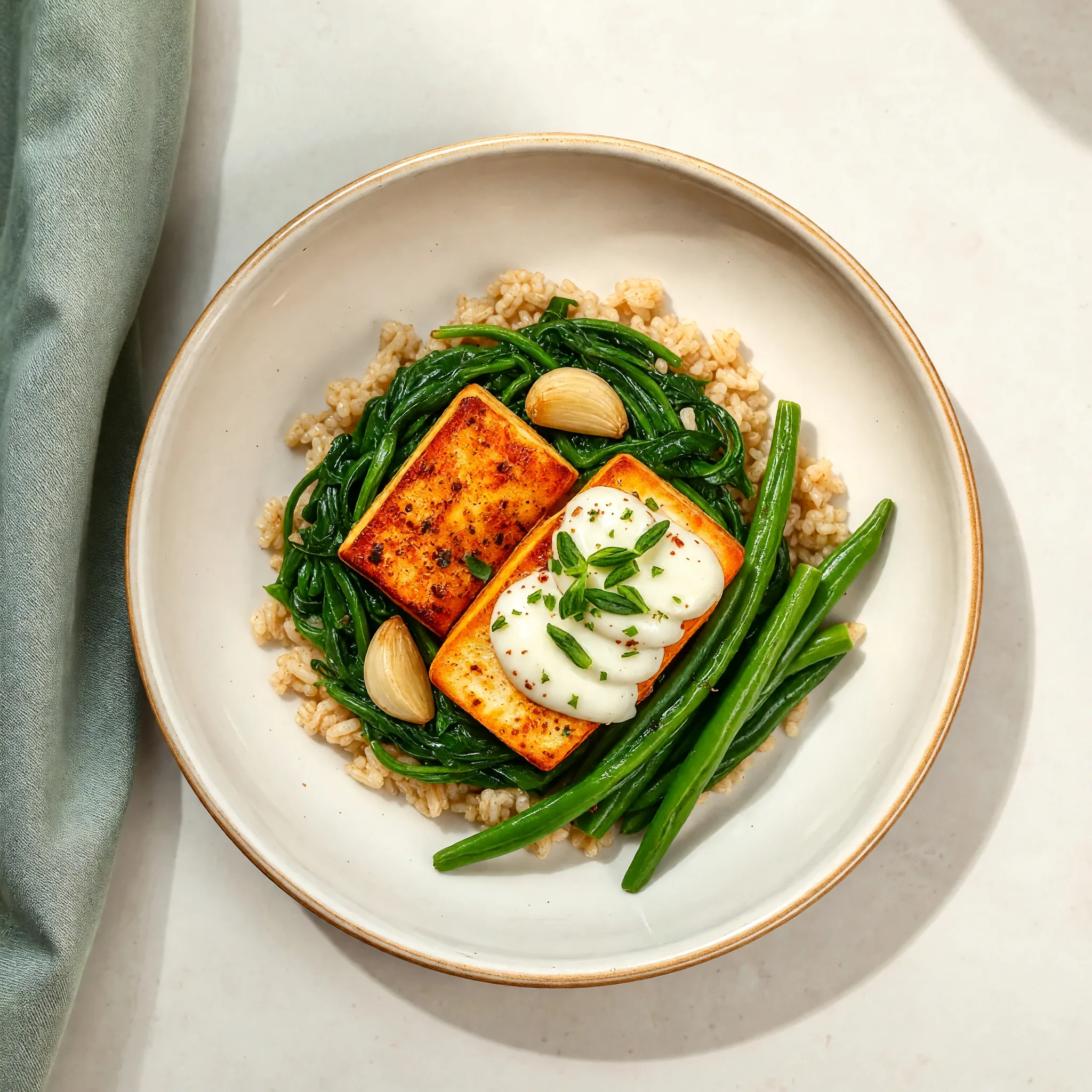 Spanish Tofu Plate