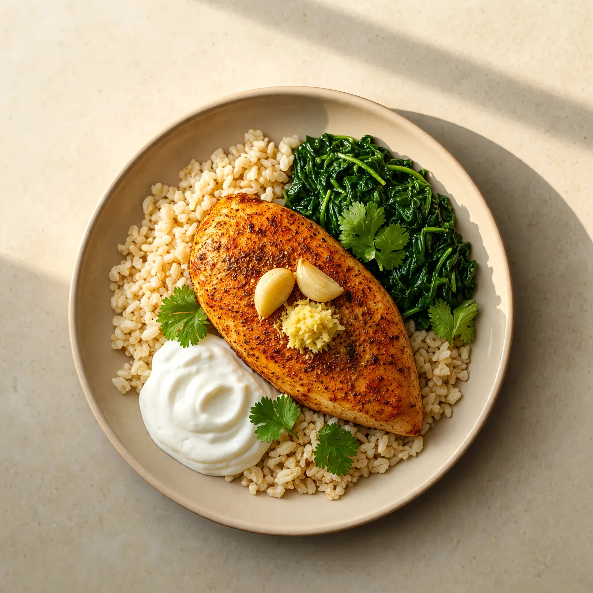 Indian Chicken Breast Bowl