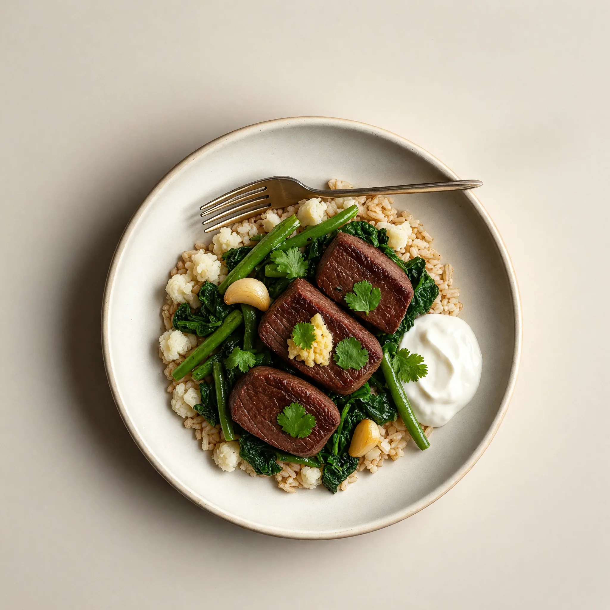 Indian Beef Sirloin Bowl