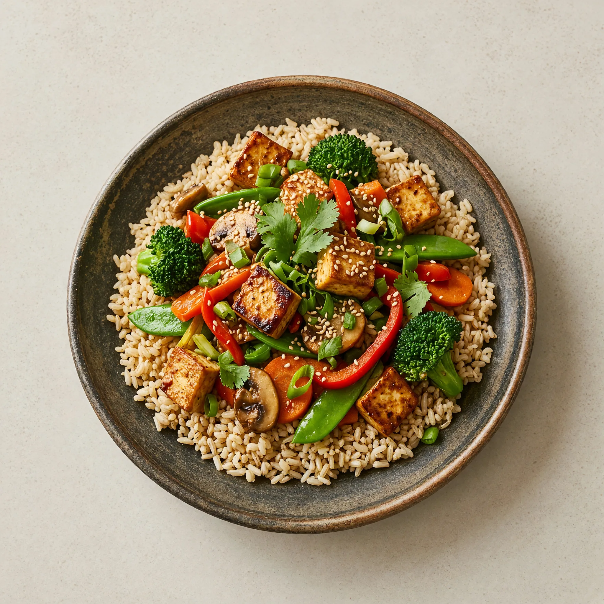 Tofu Vegetable Stir-Fry
