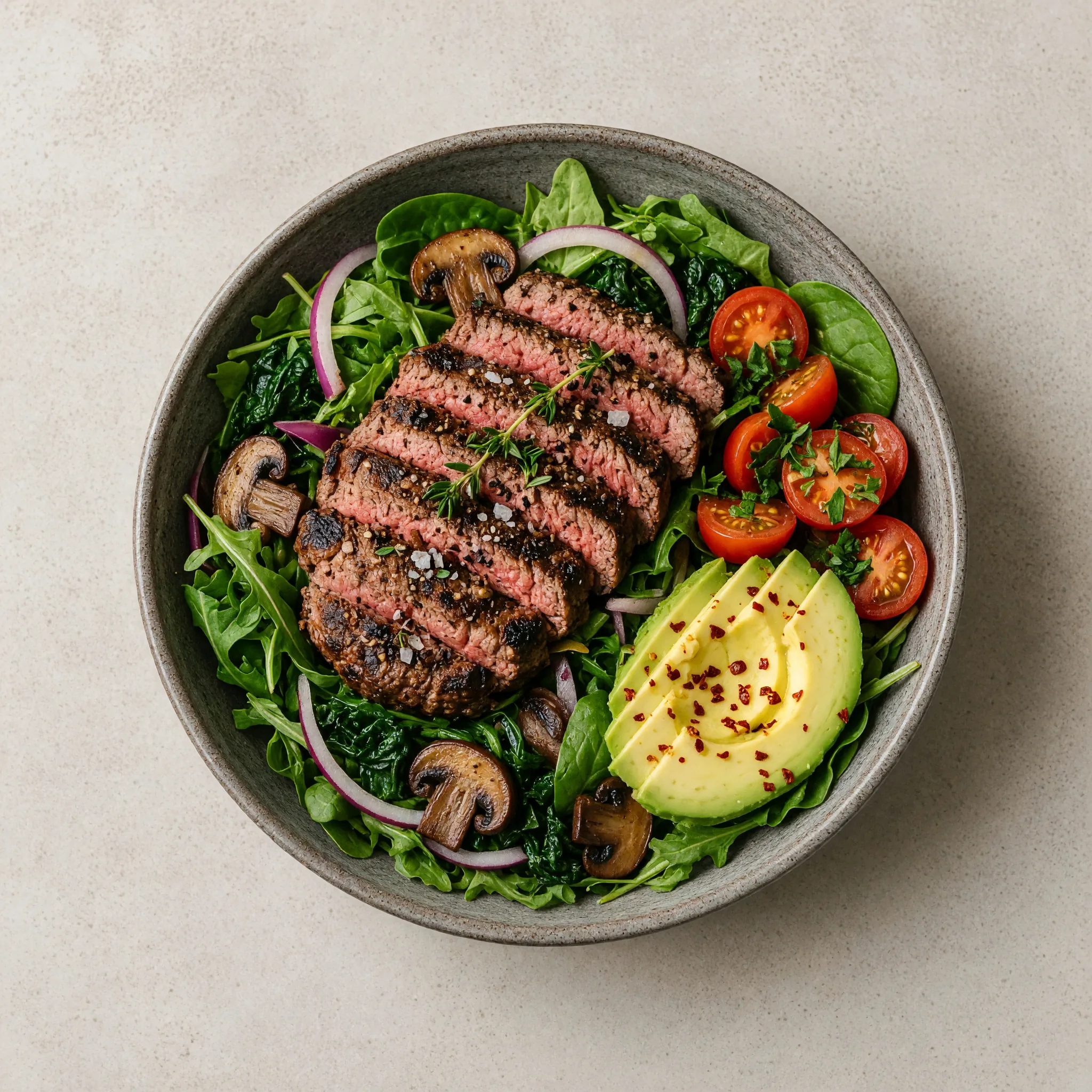 Bison Burger Bowl