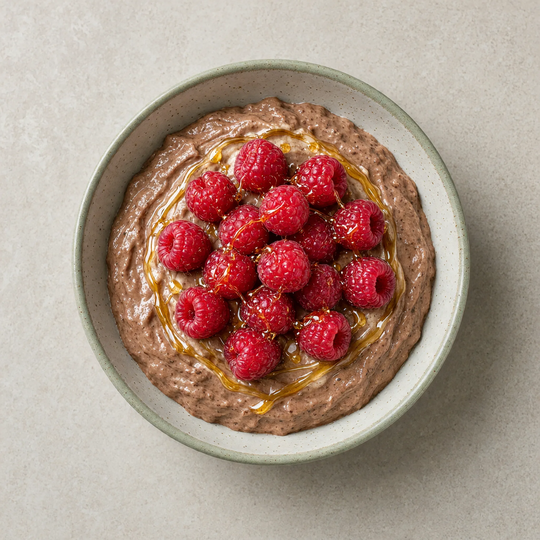 Cocoa Raspberry Yogurt Bowl