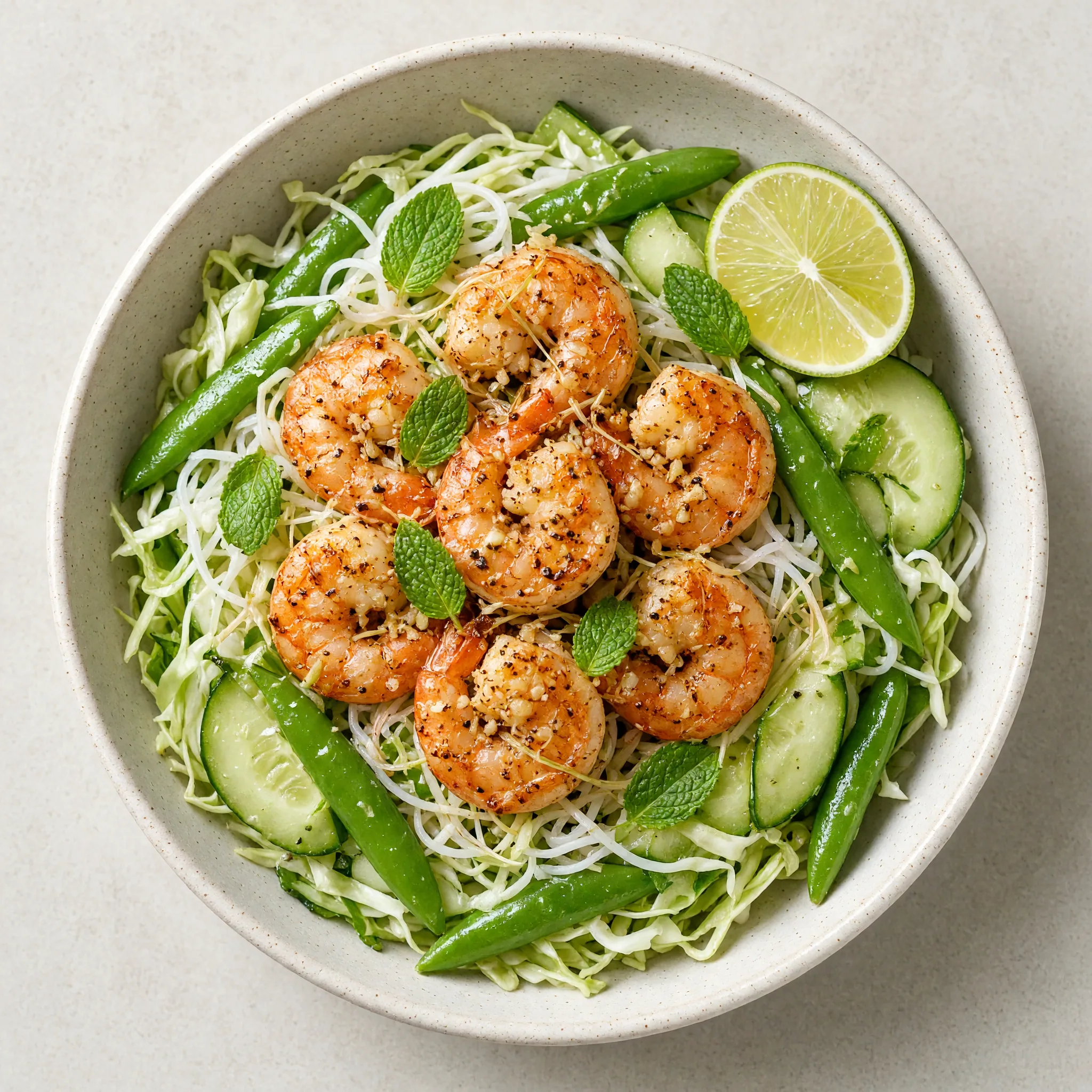 Lemongrass Shrimp Noodle Salad