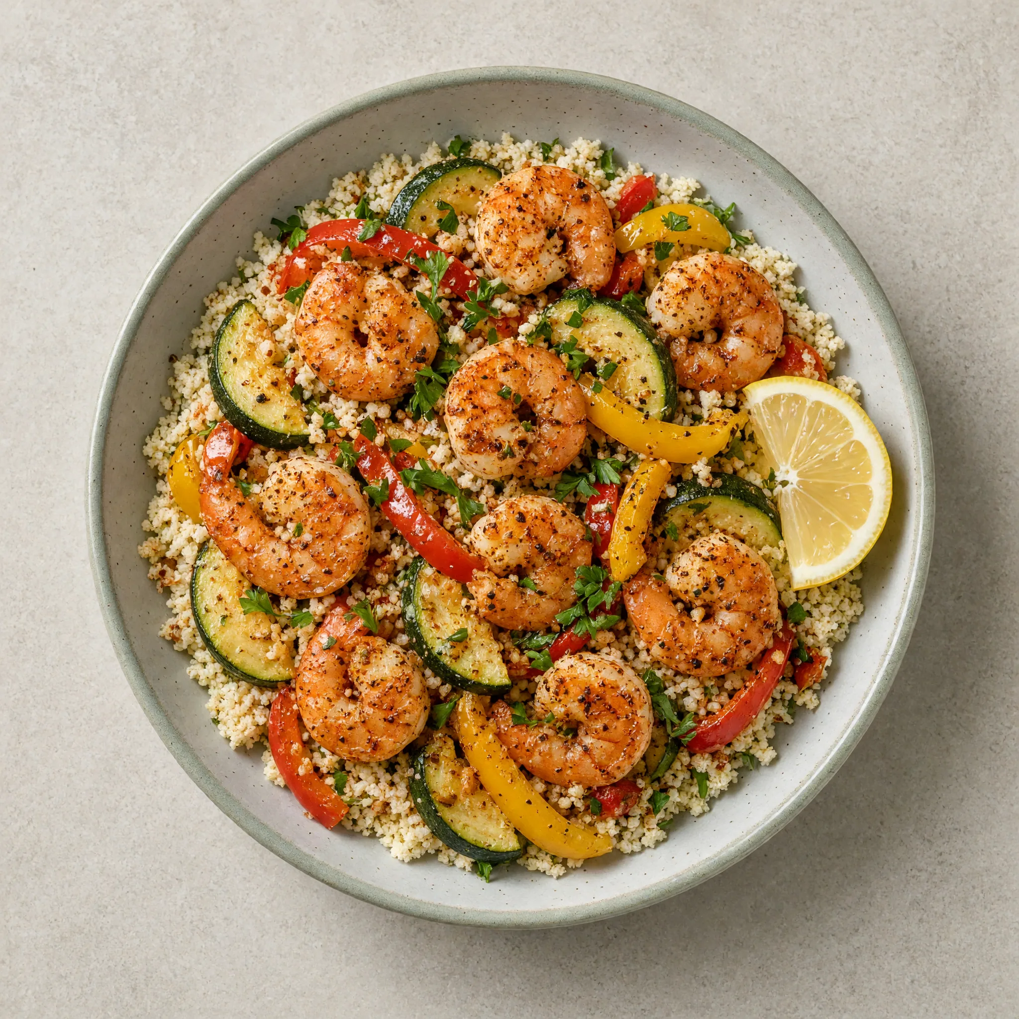 Smoky Shrimp and Zucchini Skillet
