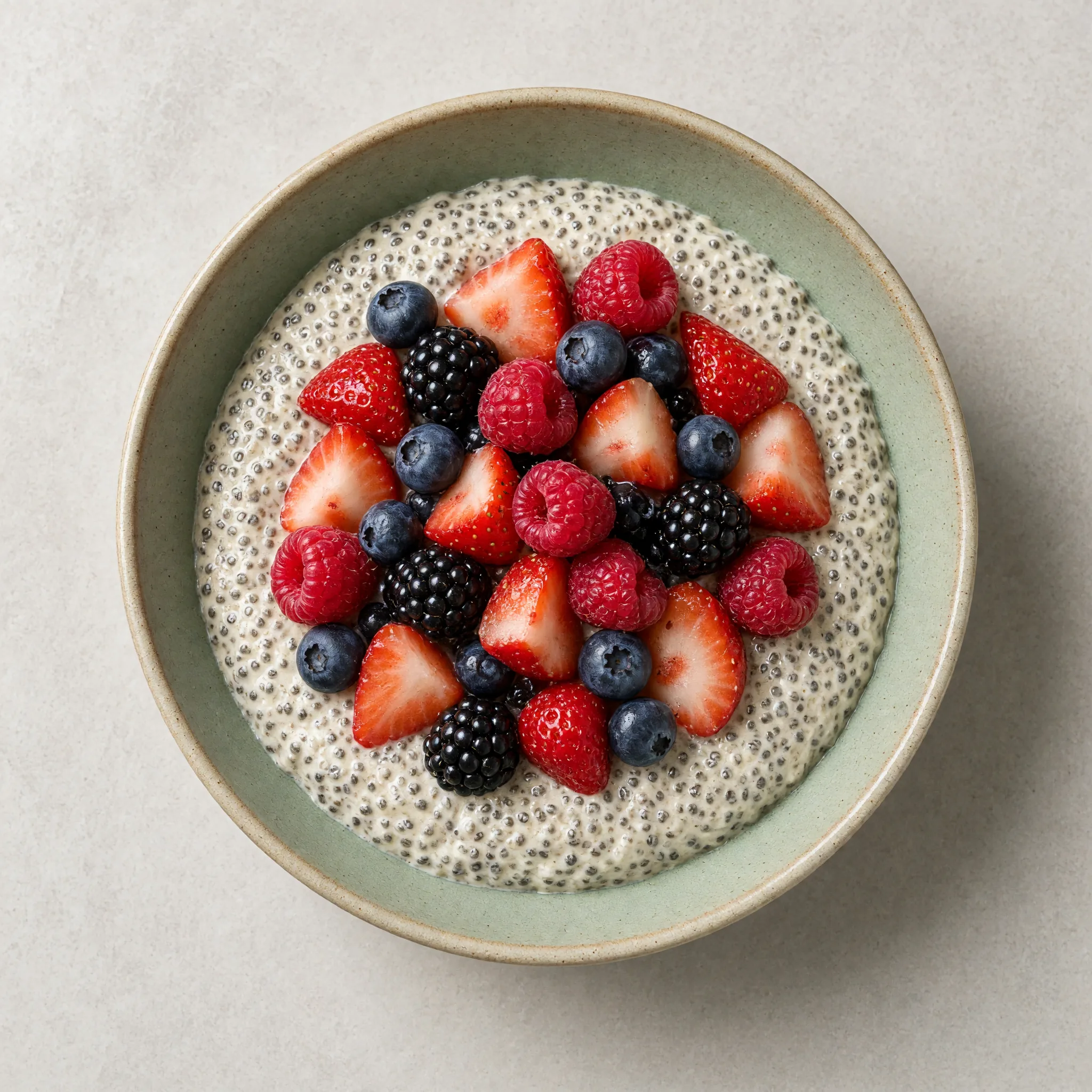 Vanilla Berry Chia Pudding